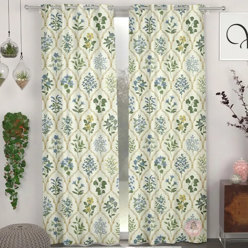 Petal Breeze Bliss Curtains - Set of Two media 3