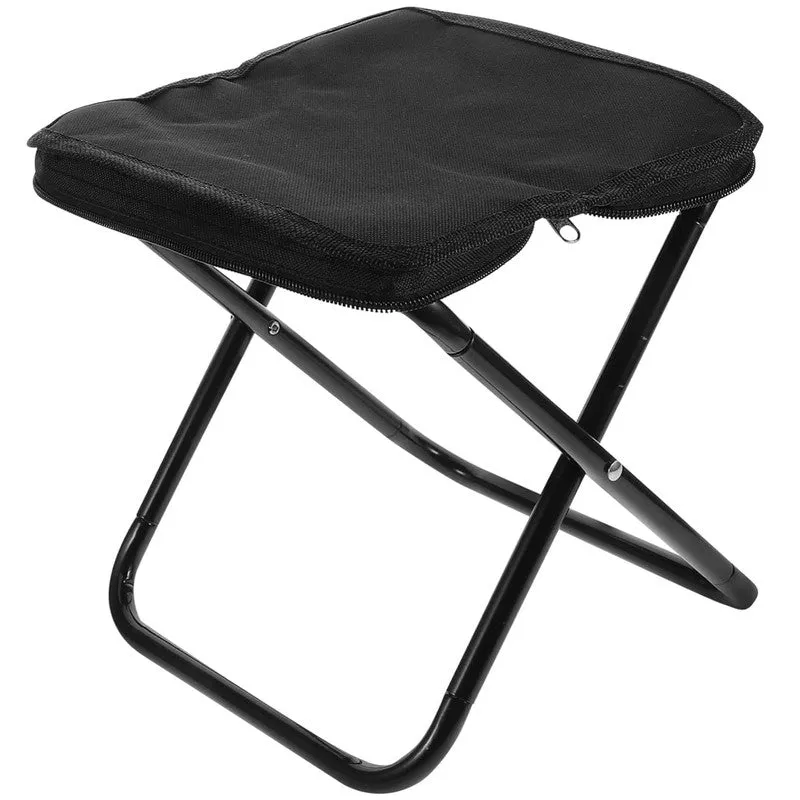 Rioware Fold Ease Steel Accent Stool - Black media 3