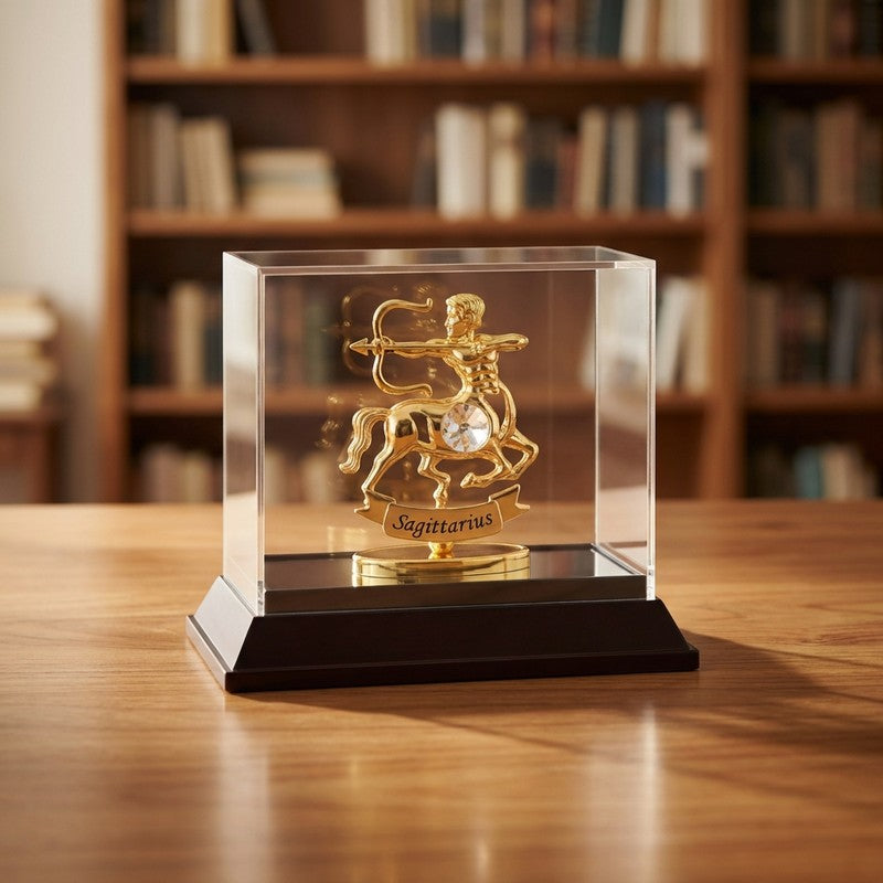 Golden Archery 24K Gold Plated Mild Steel Showpiece