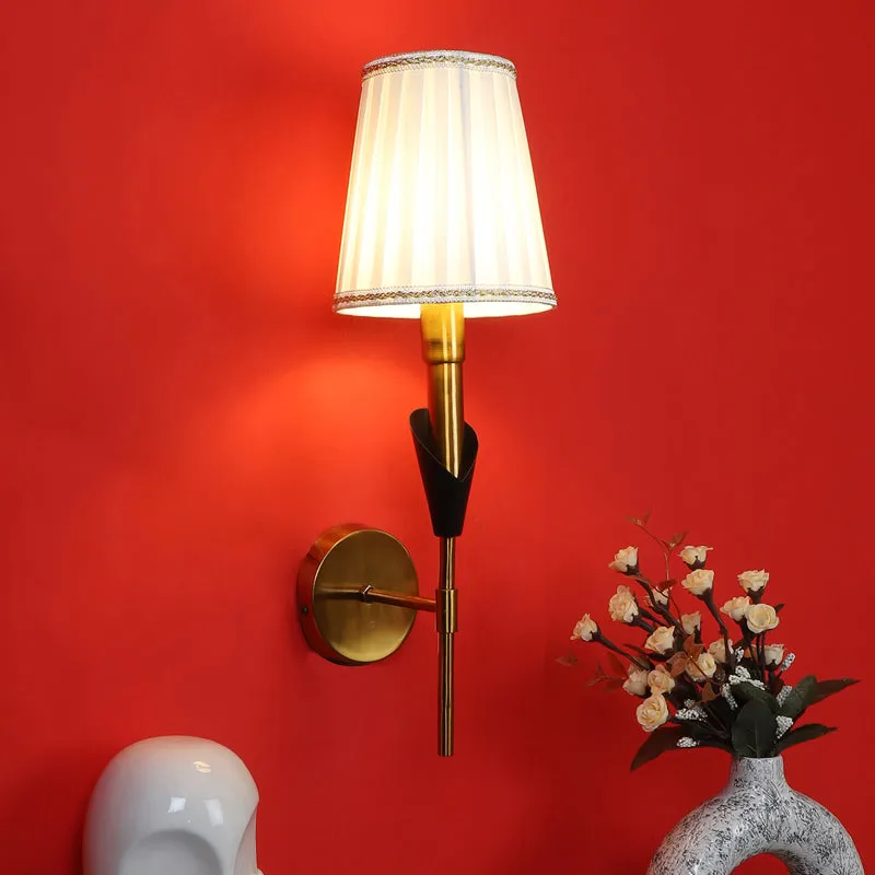 Nairobi Cotton & Iron Wall Lamp media 1