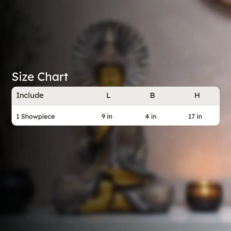 Calmora Buddha Polyresin Idol media 6