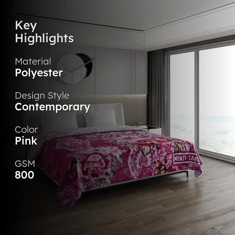 Monte Carlo Blossom Bliss Blanket - 800 GSM media 2