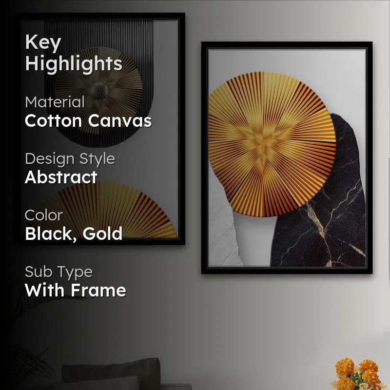 Shirley Abstract Wall Art - Set Of Two media 2