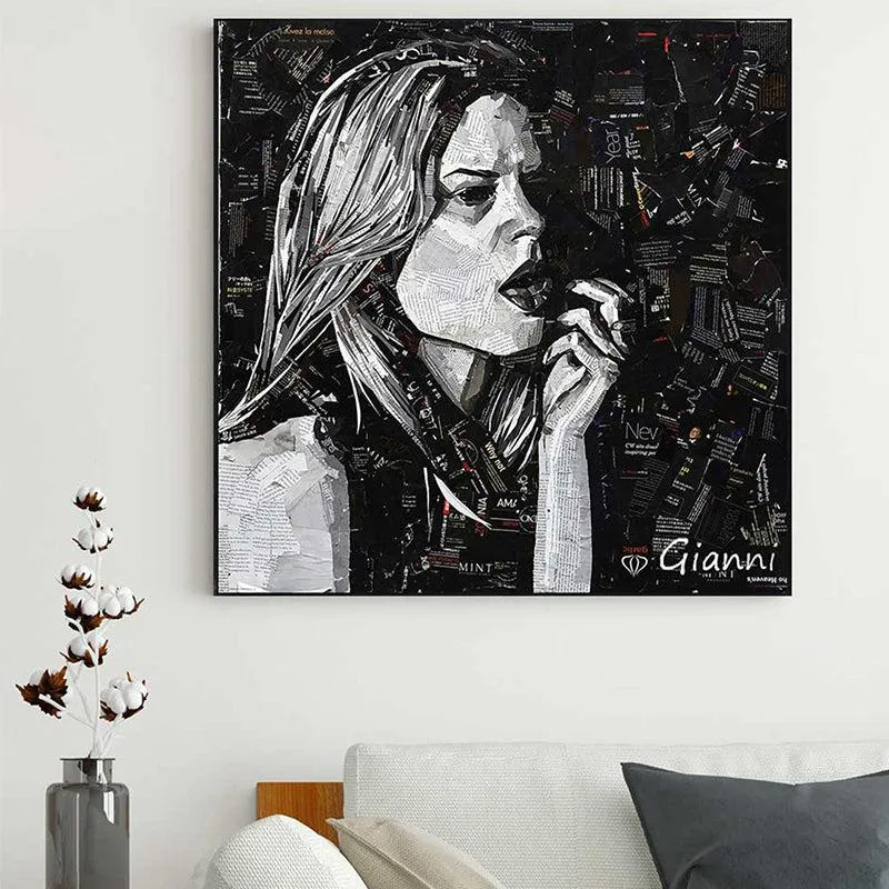Lady Perplex Canvas Wall Painting media 1