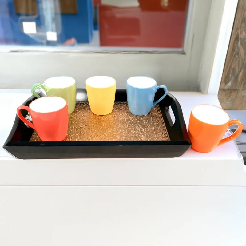 Duvara Brass Tray - Gold media 1