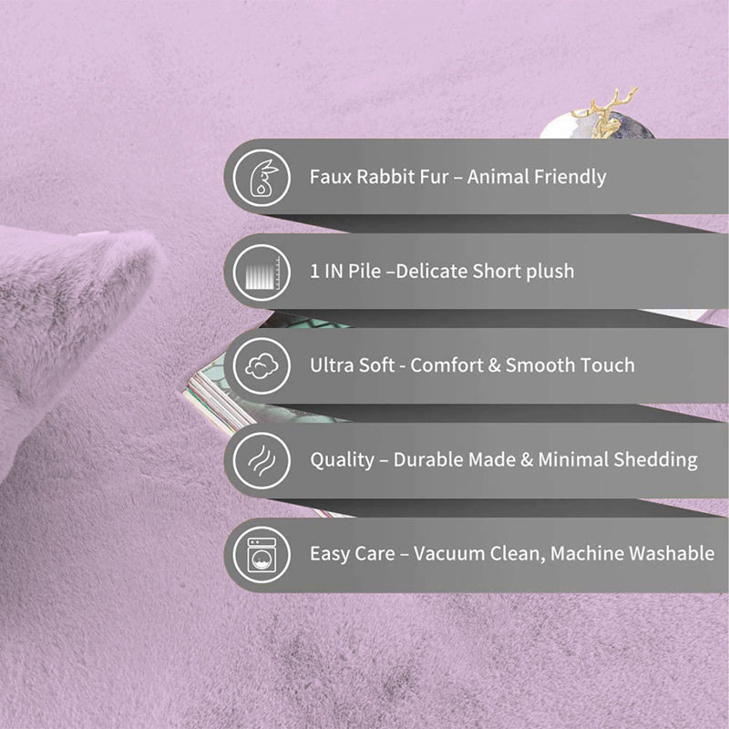 Floratex Anti-Skid Runner Rug - Purple media 6