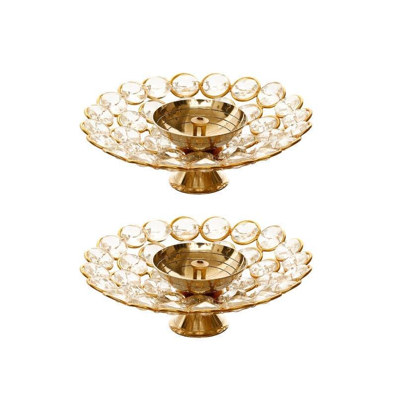 Chandana Crystal Diya - Set Of Two media 3