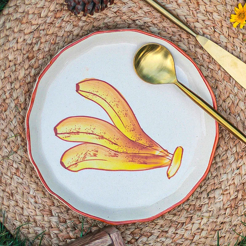 Ba-Banana Ceramic Quarter Plate - 3