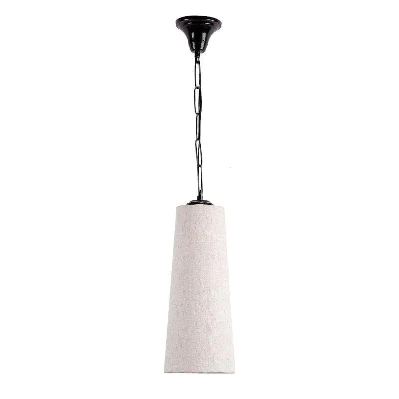 Nicia Fabric Ceiling Lamp - White media 4
