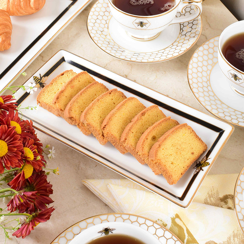 Gilded Bee Porcelain Platter