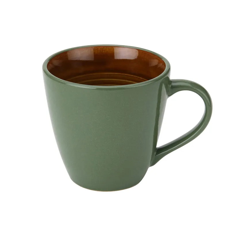 Karvaa Ceramic Coffee Mug (Forest Green) - 350 mL media 3