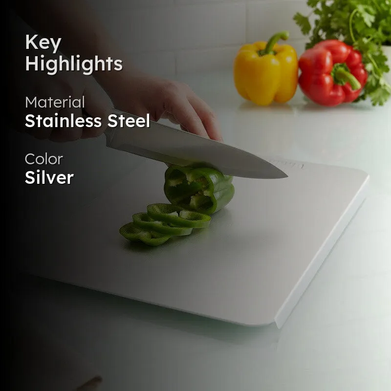 Chopz Stainless Steel Chopping Board media 2