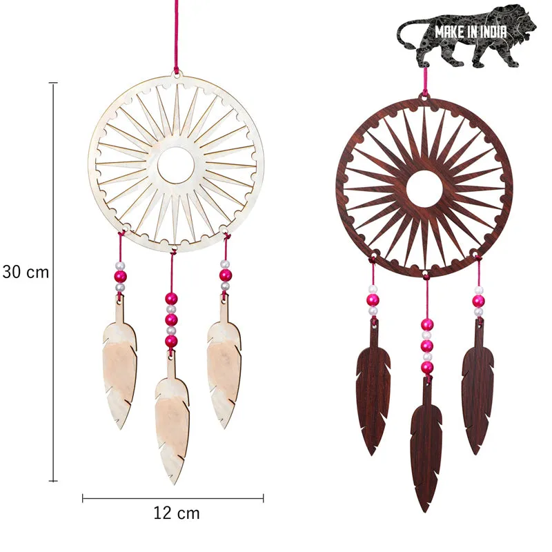 Chakra Charm Dream Catcher - White media 6