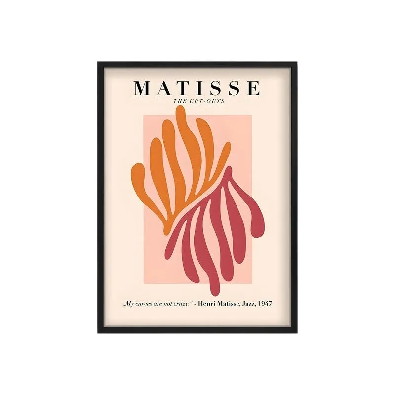 Maeght Flora Canvas Wall Painting With Black Frame media 3