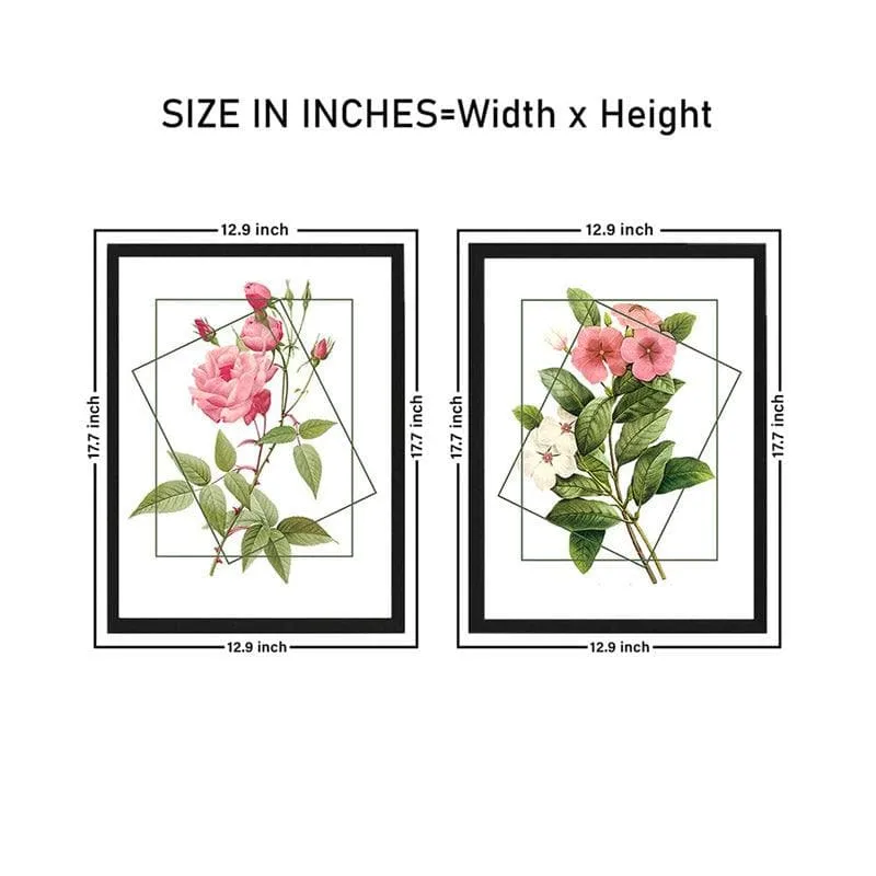Flora Embrace Wall Art - Set Of Two media 3