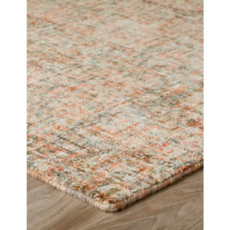 Handloom Hand Tufted Harmony Wool Rug - Red & Brown media 5