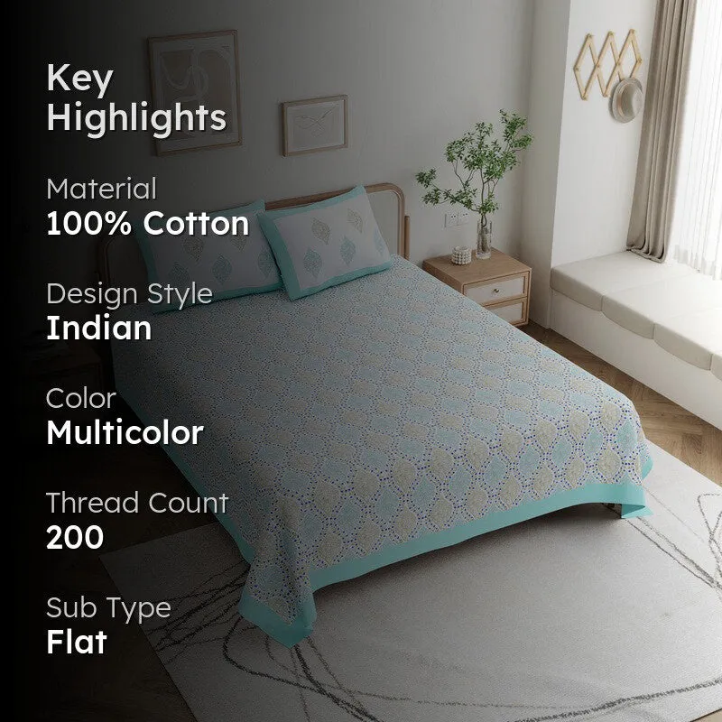 RoyalRang Cotton Bedsheet - 200 TC media 2