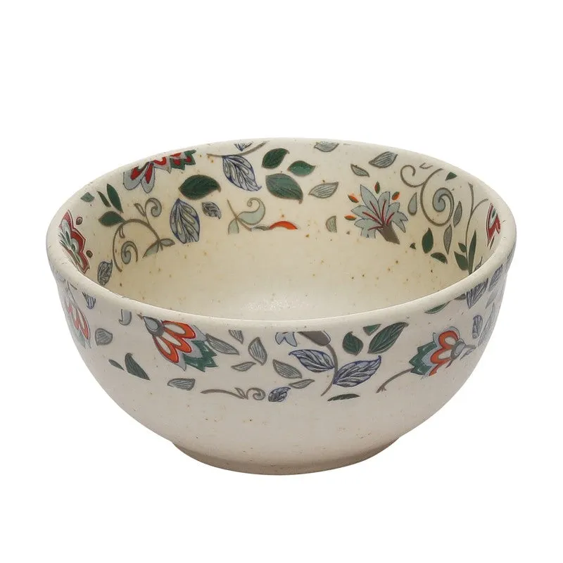 Florence Multicolor Stoneware Serving Bowls (260 mL Each) - Set Of Four media 5