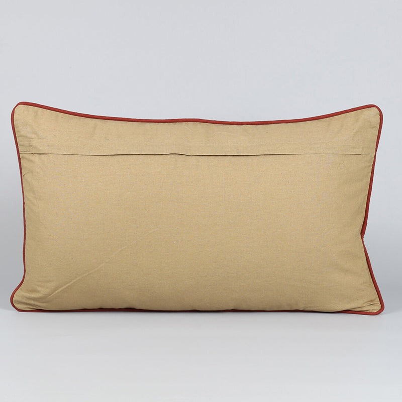 India Circus Frond & Bloom Cotton Cushion Cover - Set Of Two media 4