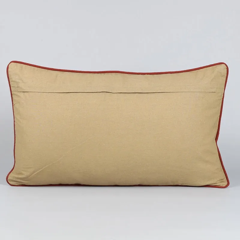 India Circus Frond & Bloom Cotton Cushion Cover - Set Of Two media 4
