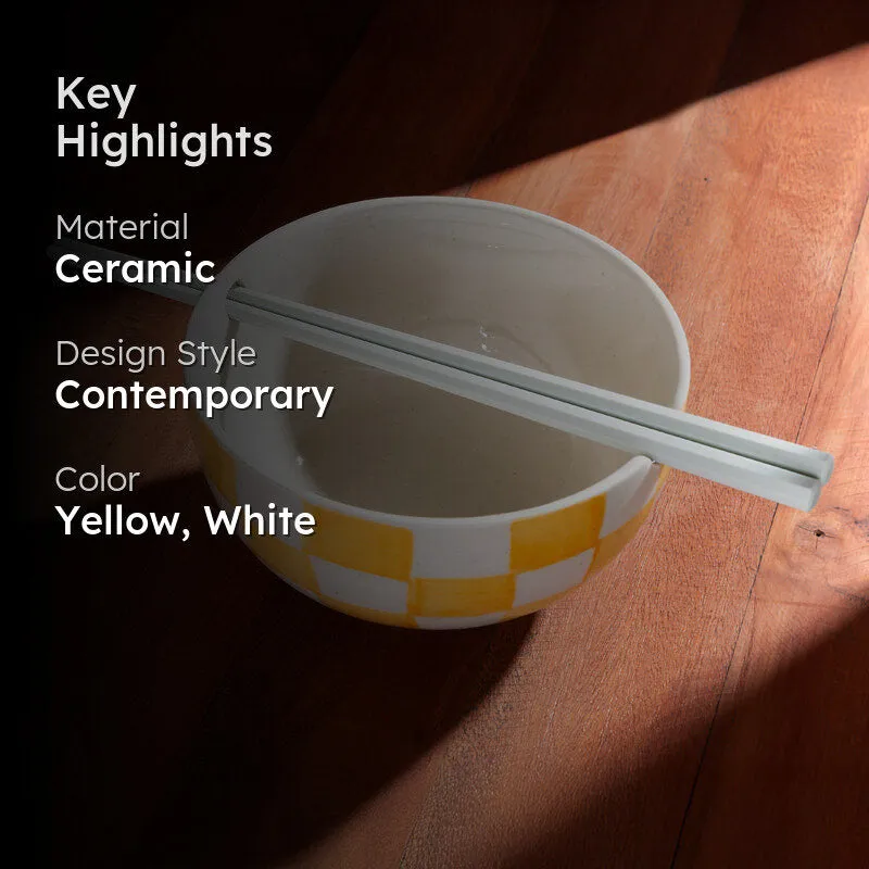 Elara Ramen Bowl With Chopstick media 2