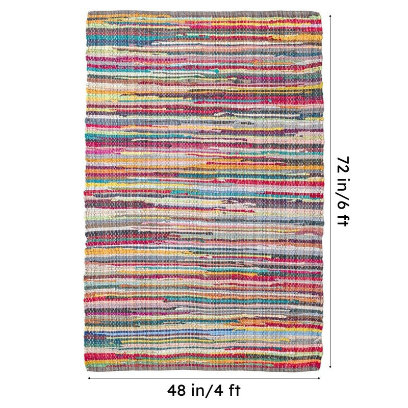 Elyra Handwoven Cotton Rug media 8