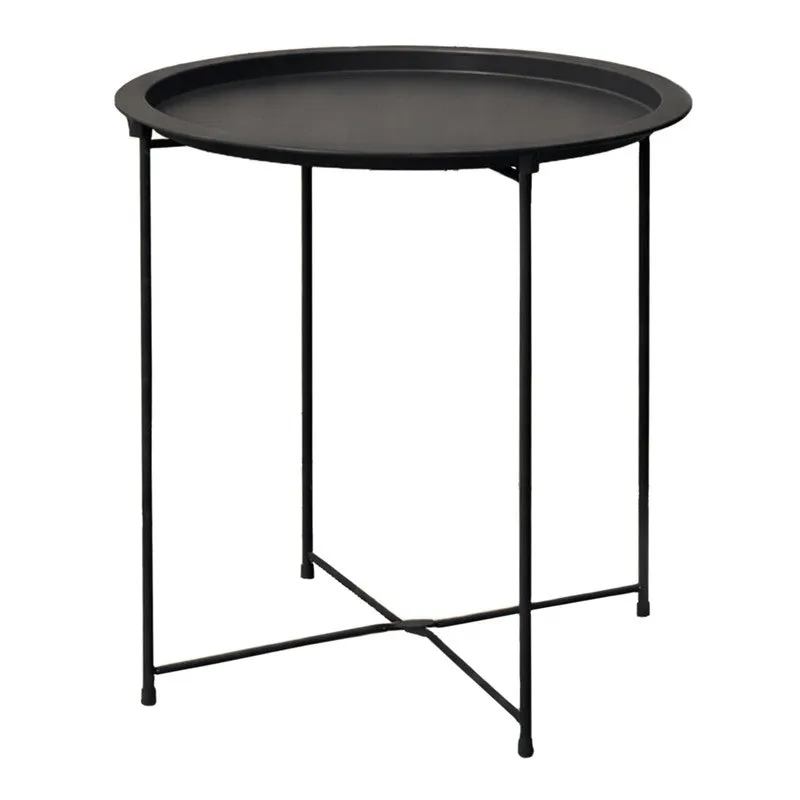 Cedar Metal Side Table - Black media 3
