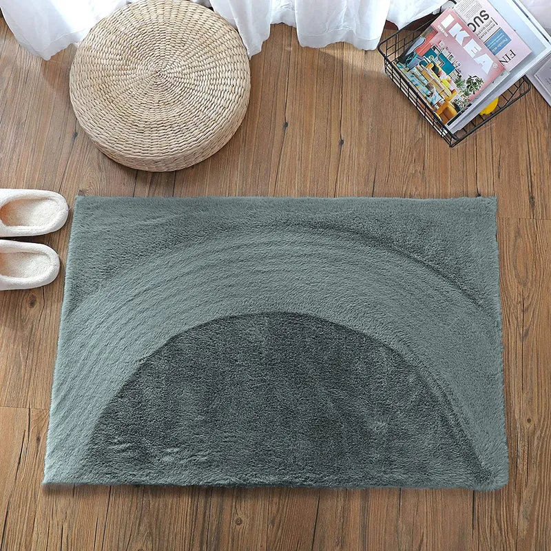 Ruffle Luxe Bath Mat - Sage media 1