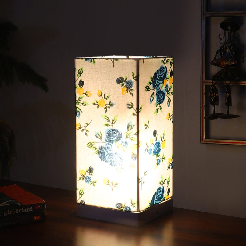 Fleur Edge Cotton Table Lamp - Multicolor