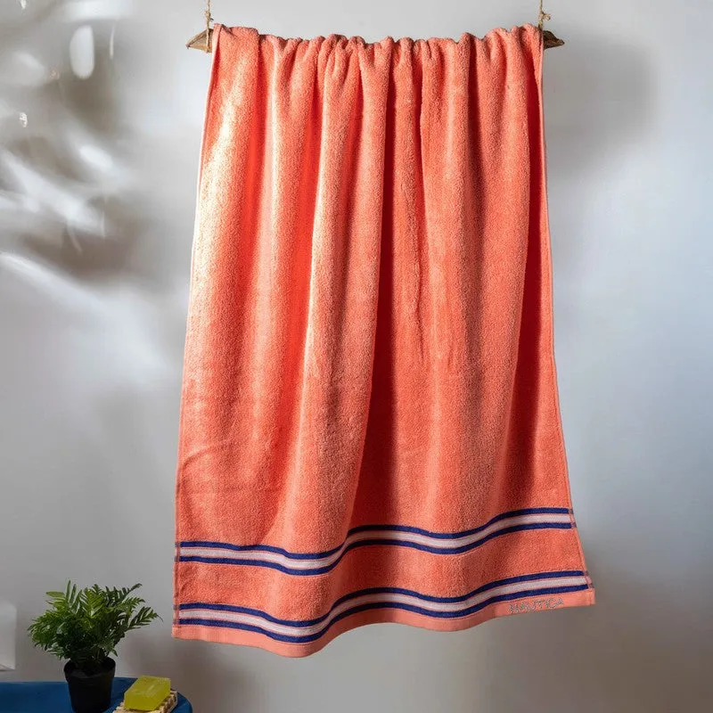 Nautica Dove Dual Down Bath Towel - Coral media 1