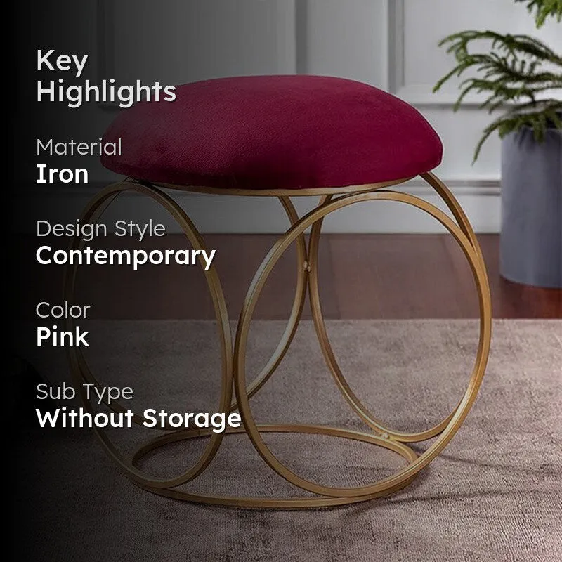Easy Lounge Ottoman - Pink media 2