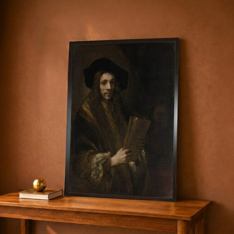Portrait Of A Man The Auctioneer C.1658-62 Canvas Wall Painting - 9 x 12 Inches