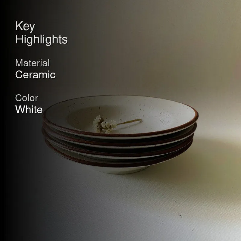 Riam Pasta Plate (Ivory) - Set Of Four media 2