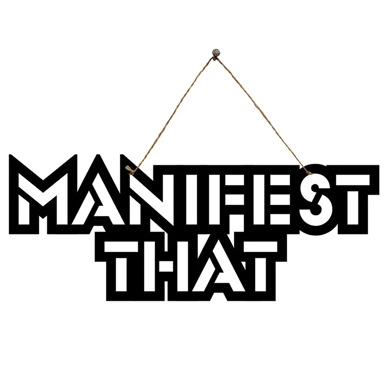 Manifest That Mild Steel Wall Accent media 3