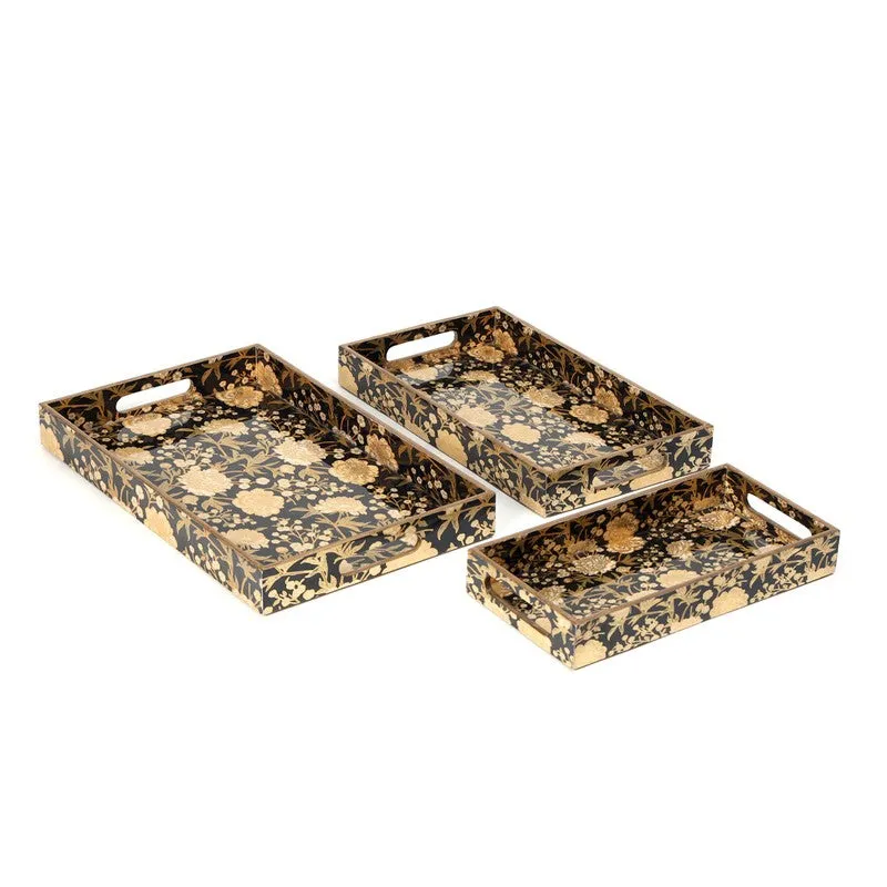 Rowan Handle Serving Tray Set- Ten Piece Set media 9