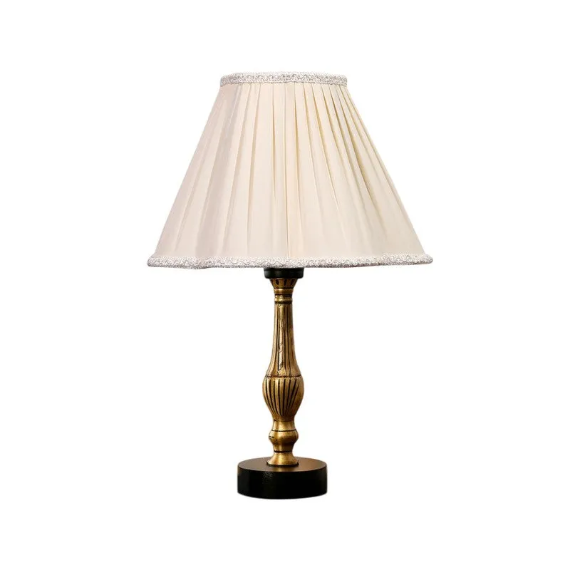 Aurelo Liro Wooden Table Lamp - OffWhite media 5