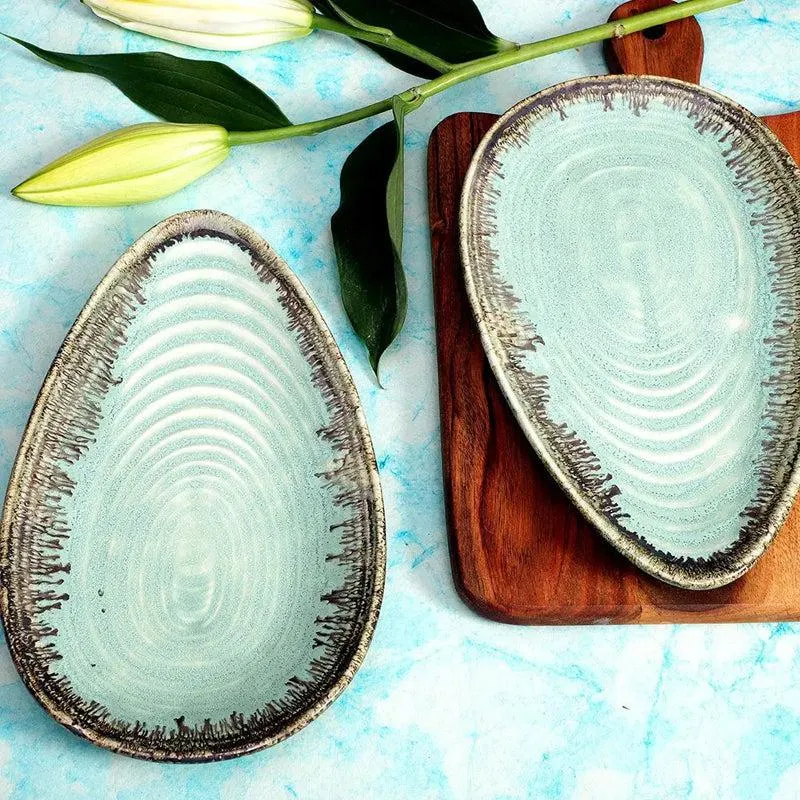 Peppa Oyster Handmade Ceramic Platter media 3