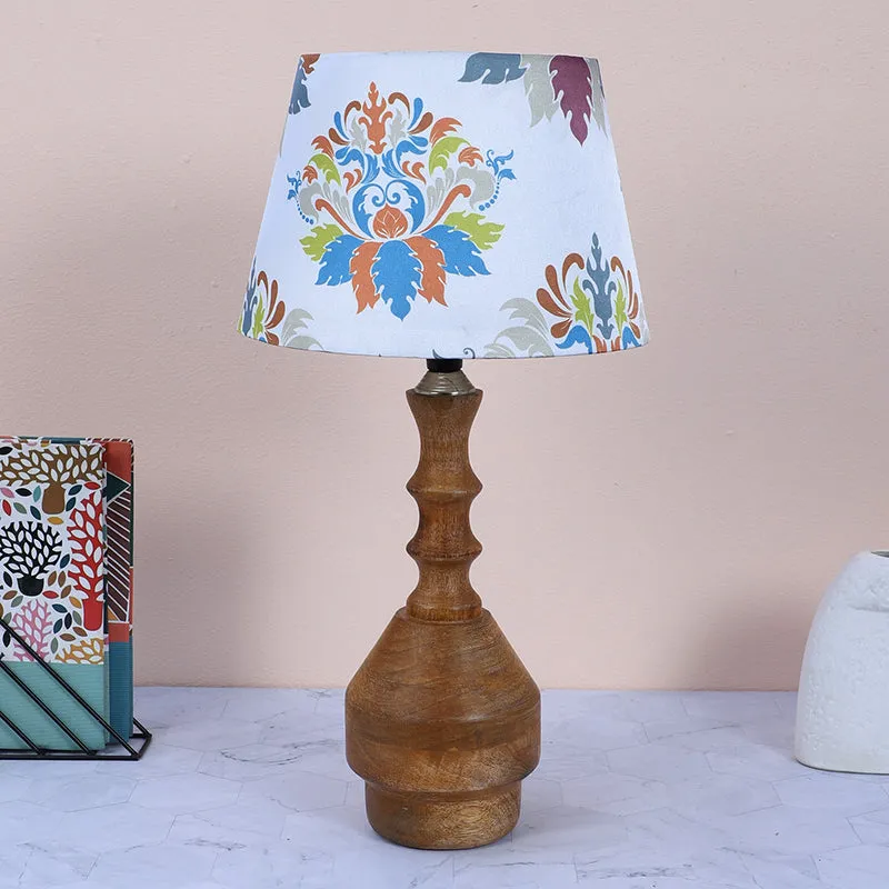 Nordlys Glyph Mango Wood Table Lamp - Multicolor media 2