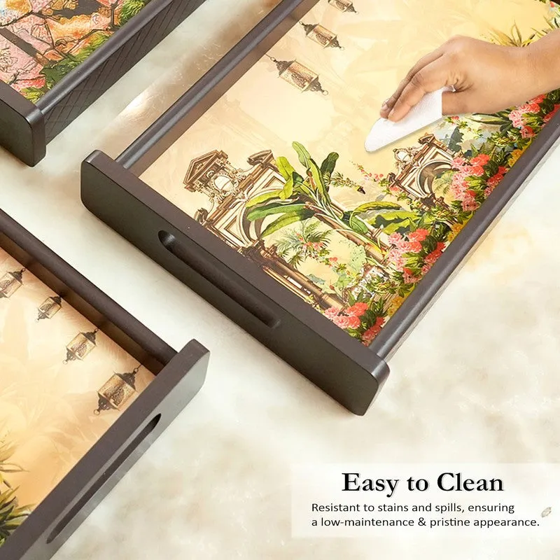 Drayno Wooden Serving Tray - Set Of Three media 5