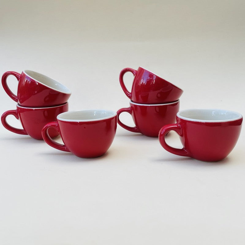 Mystic Ceramic Tea Cup (80 mL Each) - Set Of Six media 4