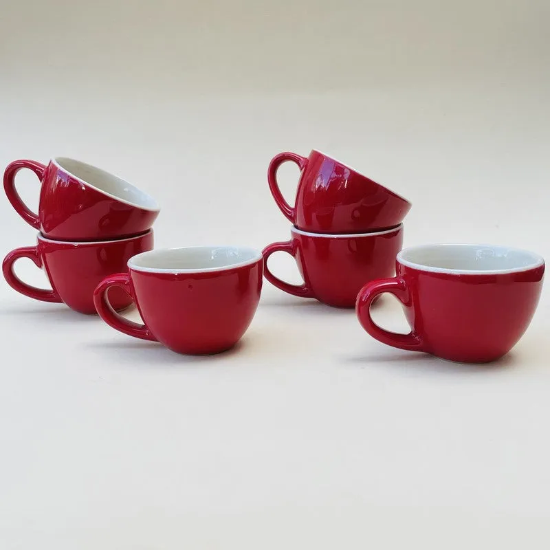 Mystic Ceramic Tea Cup (80 mL Each) - Set Of Six media 4