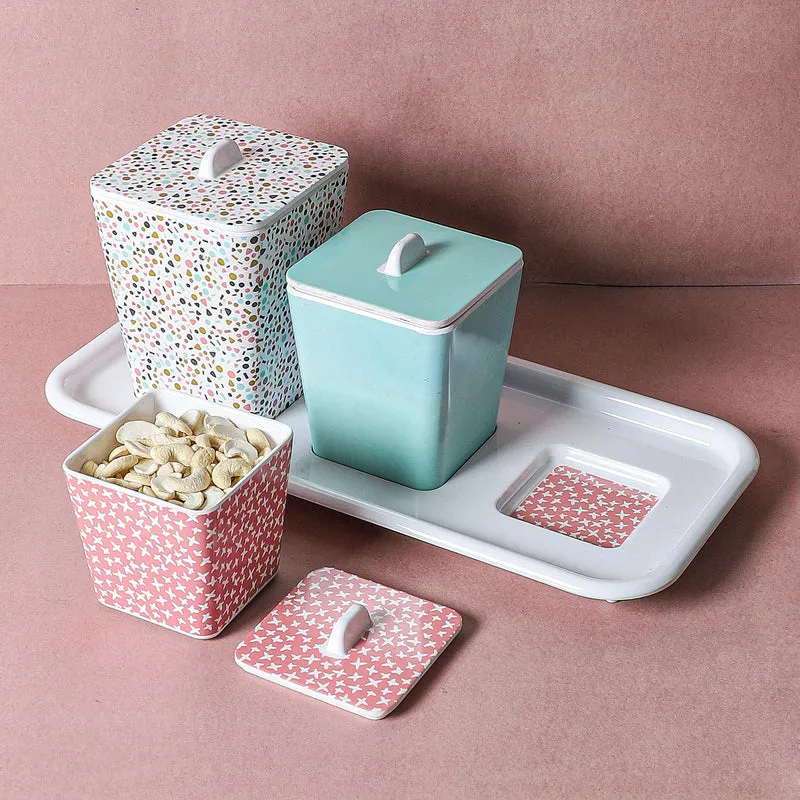 Oren Condiment Container With Tray (450 mL/750 mL/1140 mL) - Four Piece Set media 1