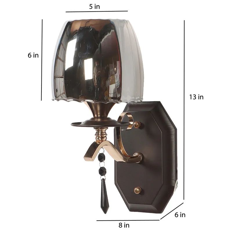 Onyxa I Iron Wall Lamp - Black media 10