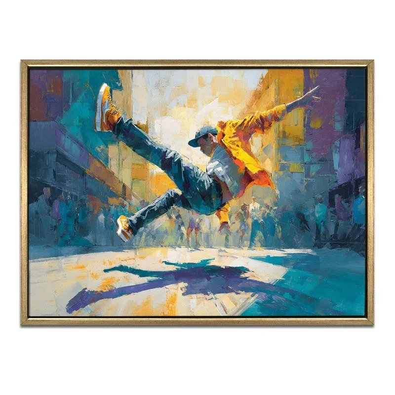 Static Friction Canvas Wall Painting With Frame media 3