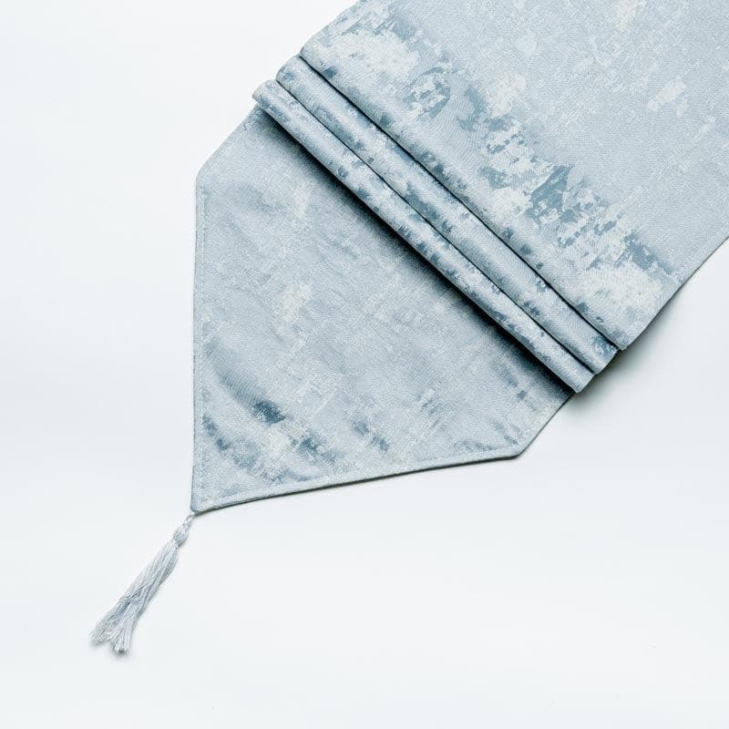 Ketty Jacquard Table Runner (Grey) - Large media 4