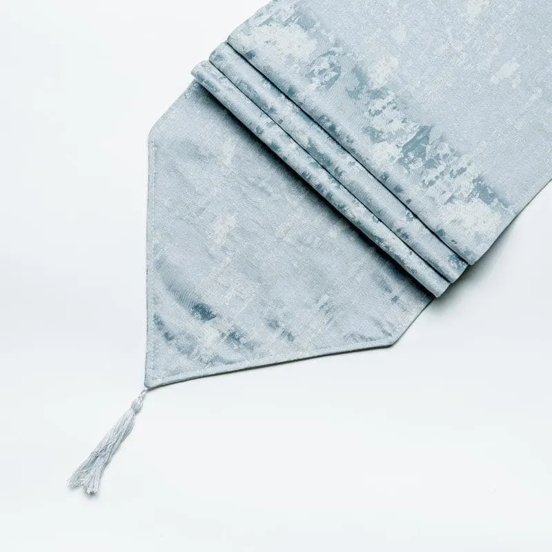 Ketty Jacquard Table Runner (Grey) - Large media 4