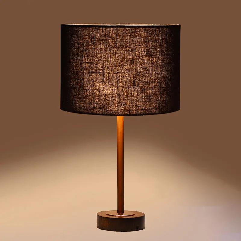Cotin I Rodin Wooden Table Lamp - Black,Copper,Brown media 7