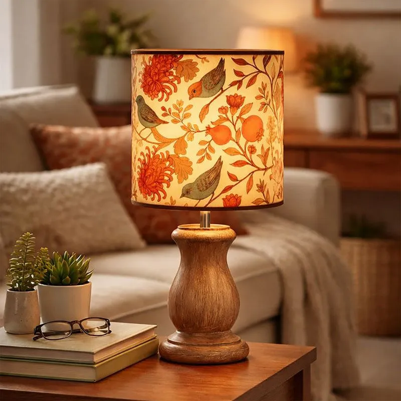 BirdMuse Glow Wooden Table Lamp media 1