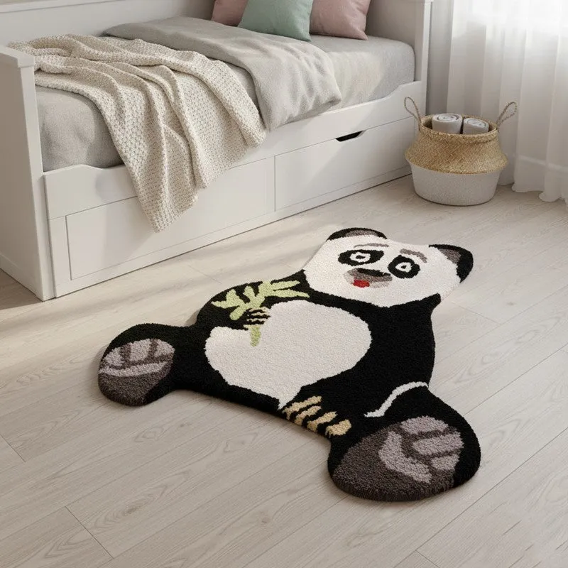 Bamboo Panda Cotton Carpet media 3