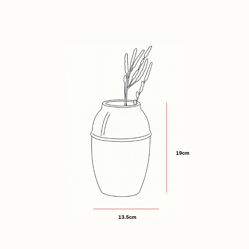 Fig Living Paper Mache Vase - 003 (Black) media 8